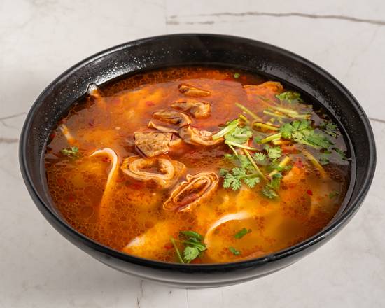 肥肠刀削面 - Pork Intestine Sliced Noodles